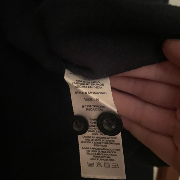 RVCA CASUAL THICK COTTON SHIRT S - Picture 2 of 3